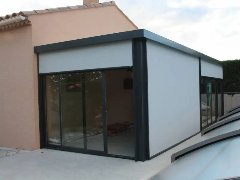 Sliding glass walls
