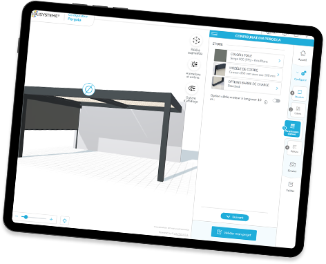  Create your custom pergola with our 3D configurator 